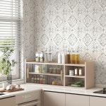 TILTIL 스틱 벽지 보헤미안 43 캐비닛 침실 비닐 500 종이 베이지 17 197인 17 3 x 78 8 : 오늘도 탐나