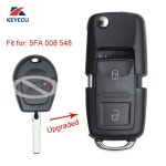 KEYECU 5FA 007 680  008 548 업그레이드 된 ID48 칩 433MHz VW Bora Polo Toledo Seat Lbiza Cordoba Arosa Leon : 벨로시안