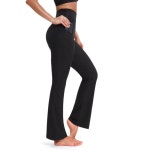 러닝 바지 벨 바닥 요가 운동 피트니스 스포츠 체육관 하이킹 의류 플레어 1. 파란색 : 한겨리샵14호점