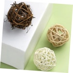 프레티줌 9pcs 홈 데코 센터피스용 장식용 라탄 핸드메이드 직조 벽과 창문 자연 재사용 가능한 공예 및 사진 소품 : 나스토어공사