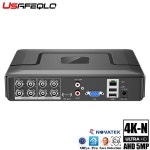 품질보장 8CH 4K-N 2K 5MP AHD DVR AI H.265 혼합 8 메가 픽셀 NVR 디지털 비디오 레코더, 2MP 4MP 8MP AHD/TVI/CVI/XVI/IP 카메라... 