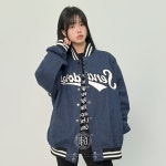 리하이] 데님 바시티 자켓 (2color) : Rehi 리하이