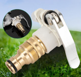 고강도 야외 수도꼭지 2구 외부 수도 세탁기 욕실 다용도실 베란다 수도꼭지 : 은혜건축자재마트