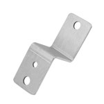 5 도어 바리케이드 실버 더블 앵글 브레이스 스테인리스 스틸 드롭 오픈 바 홀더 90 선반 가구 차고 헛간 게이트용 2 x 1 3/16 : Amazing007