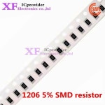 100pcs 1206 5% SMD 저항기 0R ~ 10M 1/4W 0 1 220 330 옴 1K 2.2K 4.7K 1R 470R : 머스트2상사