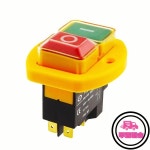 YCZ3-B 전자기 스위치 4/5 핀 110/220V On Off 푸시 버튼 재시작 및 저전압 보호는 KJD17을 대체할 수 있습니다. : 베스트77스토어2