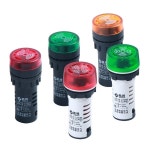 플래시 LED 경보 표시등, 신호 램프, 메탈 부저, DC12V, AC 220V, 인터텐트 사운드 AD16-22SM, 22mm, 16mm : 크리온트