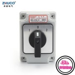 ZHUCO 범용 전환 로터리 노브 캠 스위치 방수 박스 포함 SZW26 D202.2EF 3 2 상 1 0 패널 : 베스트77스토어2