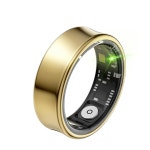 다이유네텍 링 D2 스마트 헬스/수면 트래커 스텝 카운팅 티타늄 IP68 방수(골드 : 난다직구2