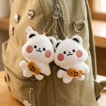 봉봉패밀리 인형 키링 봉제 봉덕이 선물용 가방고리 굿즈 10cm : 봉봉패밀리 스토어