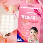여드름패치 일동 메디터치 H 썬프로텍션 돗트 66매 상처 방수 습윤 드레싱 밴드 반창고 : 다나아팜