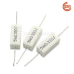 10pcs 5W 시멘트 저항 0.1 ~ 10K 1R 0.22 0.33 1 2 5 8 15 20 25 30 ohm 전력 : 머스트2상사