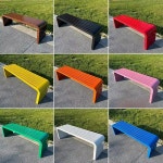 버스 의자 공원 야외 공간 대기 흡연 정류장 대합실 레드 벤치 180x40x45CM 1 U타입(풀핑크) 장착 면제 1m 가로 40 : 구푸1