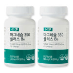 플러스엑스팜 마그네슘 350 플러스 B6 고함량 영양제 90정, 2개 : 오렌지헬스스토어