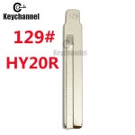 [호환품]10 개/몫 LISHI HY20R 메탈 빈 Uncut 플립 블레이드 129 KD VVDI 원격 키 현대 호환 산타페 Veloster 자동 교체 : 오프로샵