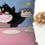 만화 귀여운 고양이 베개 케이스 광장 컴포트 쿠션 자동차 거실 홈 인테리어 1. z2 : 한겨리샵16호점