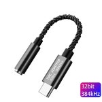 Realtek ALC5686 USB Type-C ~ 3.5mm DAC 헤드폰 증폭기 16-32Ω 125dB PCM 32b/384kHz 디지털 디코더 HiFi AUX 오디오 어댑터 : 솔라브