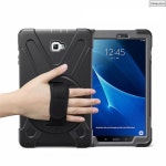 삼성 탭 A6 10.1 2016 SM-T580 S 펜 P585 태블릿 케이스, 전신 어린이 회전 핸드 스트랩 스탠드 튼튼한 커버 : 구로중앙유통상사