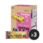 엄마사랑 아침이 든든한 영양바 3박스 (25g x 60개) 견과류바 에너지바 건강간식 : 엄마사랑 공식몰