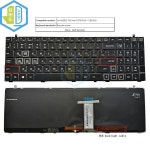 Avell G1750 MUV, C65 게임용 노트북 Teclado abnt2 브라질 RGB 백라이트 SP LA RU 키보드 : 포얼리버드