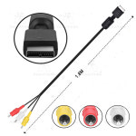 PS3 PS2 PS1 AV 케이블 1.8M6FT 플러그 앤 플레이 TV 오디오 비디오 컴포지트 케이블 코드 PS 비디오 게임 콘솔 액세서리 : 유앤진01