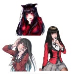 애니메이션 소녀 자동차 스티커 카케구루이 자바미 유메코 차체 창문 오토바이 방수 자외선 차단 PVC 피규어 데칼 : 네이처블랭크