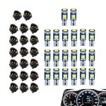 COUTUNP 20PCS 74 LED 전구 대시 라이트 T5 2721 2737 PC74 : 바이앤브릿지