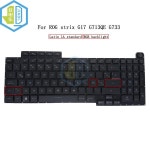 ASUS ROG Strix G17 0KNR0-6916LA00 용 라틴어 스페인어 RGB/다채로운 백라이트 키보드 : 포얼리버드