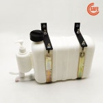 9L 트럭 장착형 손 세척 물 탱크(수도꼭지 포함) 저장 탱크 브래킷이  수평 직사각형 버킷 : must3a