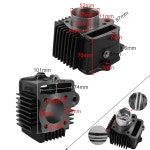 FLYPIG 47mm 실린더 피스톤 개스킷 상단 재건 키트 혼다 70cc ATC70 CRF70 CT70 TRX70 XR70 JH70 C70 CRX70 139QMB XR 90cc : 고흥상회... 