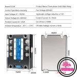 리버스 3 상 솔리드 스테이트 릴레이 10-30VDC 480VAC 정방향 SSR 10A 25A : 시드컴퍼니14