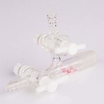 스토니랩 유리 진공 이송 어댑터, PTFE 스톱콕과 19/22 내부 조인트가 있는 붕규산염 어댑터 14/20 Joint : AMAZING001