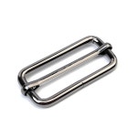 고정용 무빙 바 15pcs 트라이글라이드 버클 웨빙 스트랩 조절기가 있는 베르사킷 메탈 직사각형 슬라이드 Brass 1 : amazing002