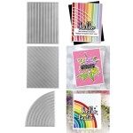 공예DIY 캔들 염료 블록컬러 블록 줄무늬 커팅 다이 레인보우 금속 컷 DIY Scrapbooking 앨범 카드 장식 공예 만들기 칼 : 미소온1