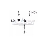 무대조명 5개 808nm 500mw N/H 발 위치 5.6mm 다중 모드 근적외선 빔 다이오드 : 진화상사