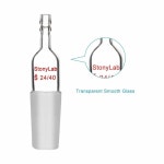 스토니랩 [5팩] 24/40 Male 유리 조인트와 10mm 호스 연결 실험실 제품이 포함된 스트레이트 인렛 어댑터 14/20 Joint : AMAZING001