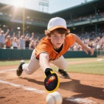 손과 손목 보호용 야구 및 소프트볼 슬라이딩 미트 사이즈 : 바잉로디