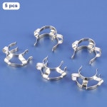 라바식 금속 조인트 클립, 19/22 유리 접지 랩 액세서리용 19mm 켁 클램프 #19 클립 5개 14/20 Joint : amazing002