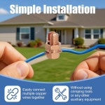 20PCS 스플릿 볼트 커넥터 TJ-16, 6AWG / 7AWG 8AWG 베어 와이어 접지 본딩과 호환되는 구리 클램프, 전기 용도용 러그 : AMAZING001