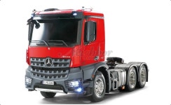 타미야 23802 R/C 1/14 Mercedes-Benz Arocs 3363 Full Option Red Finished w/Multi-Function Unit : Neighbor Hobby