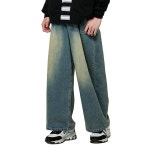 소이주니어 봄 벌룬 빅와이드팬츠 남아 여아 고학년 중딩 초등 백폴딩 청바지S0255 : 소이주니어 동해점