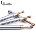 밀링 조각 커터 카바이드 엔드 Guling 1PCS 나사 NO.1-72 cnc 밀 플루트 : 더리오몬드글로벌