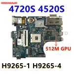 H9265 4 48 4GK06 04 HP Probook 4720S 노트북 마더보드 512M GPU 628794 001 DDR3 100% OK : 루루글로벌
