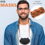 나 안경 끈 홀더 코드 - 테릴렌 액세서리 1 Beaded Black White Gold : AMAZING001