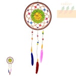 CT 꿈 담은 드림캐쳐 만들기 아동미술재료 유치원만들기키트 : 당근포레스트