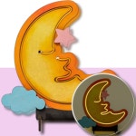 조립식네온데코조명 MDF 네온사인 액자 만들기 달 : 라사슈3