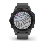 GARMIN 010-02410-10 FENIX 6 PRO SOLAR, 태양열 밴드 있는 : 옥지마
