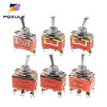 1PCS 리뉴얼 고퀄리티 15A 250V SPST 2 4 6 터미널 ON OFF 토글 스위치 자동 락 방수 캡 : 범이소쇼핑