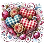 아트 월 yarnmate 장식 젬 하트 사랑 - 발렌타인데이 diy 페인팅 다이아몬드 홈 5d 14x14인치를 위한 키트, 러브 키트 G9160 : 프로패셔널마켓