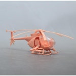 미국 1/72 AH-6 헬리콥터 리틀 버드 모델 3D 프린트 G-212 : classbuy7